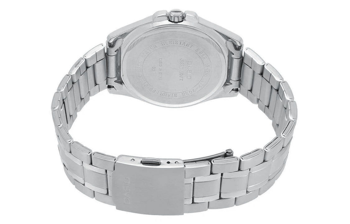 CASIO Stainless Steel Strap SilverBlue Analog LTP-2088D-2A2