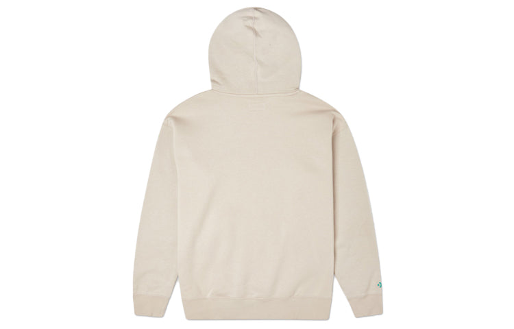 Men's Converse Contrasting Colors Logo Fleece Sports Khaki 10021090-A01
