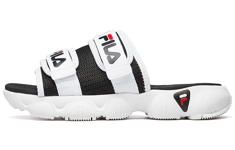 (WMNS) FILA JaggerSports Slipper White/Black F12W024607FBW