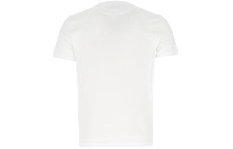 Men's FENDI Pattern Round Neck Short Sleeve White FY0894ACNCF0QA0