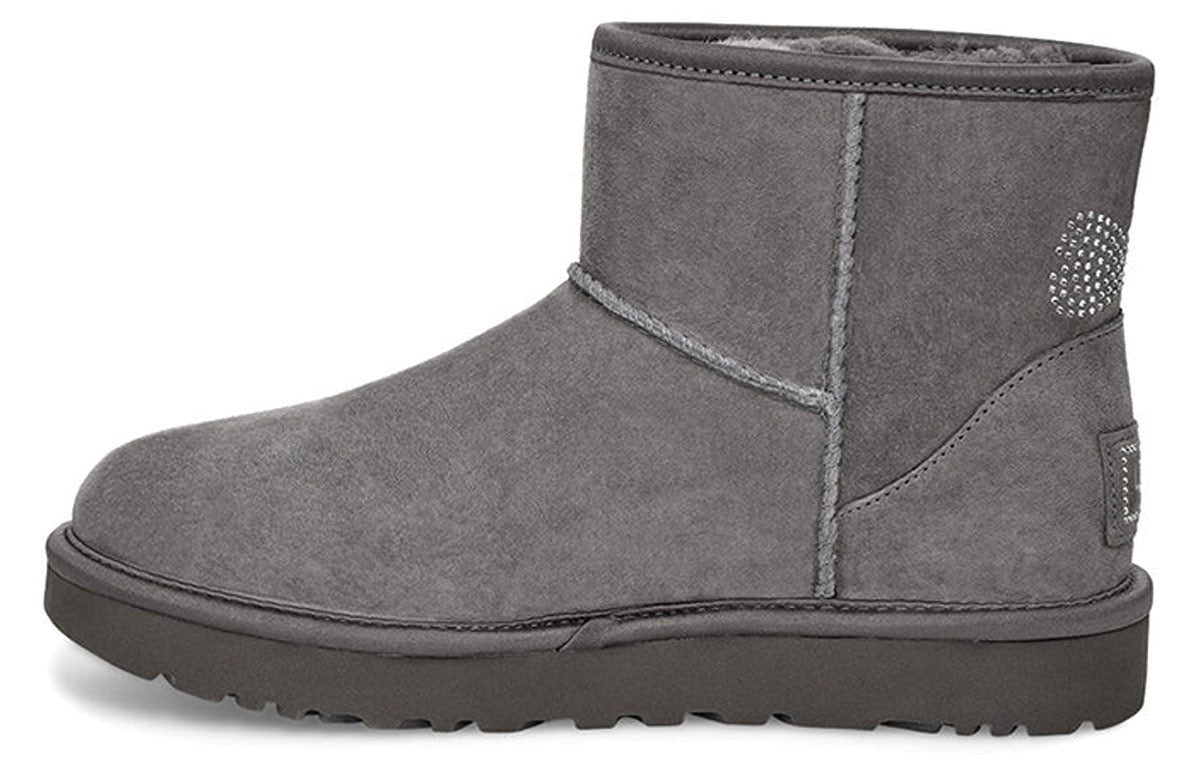 (WMNS) UGG Classic Mini Crystal 'Grey' 1111790-CHRC