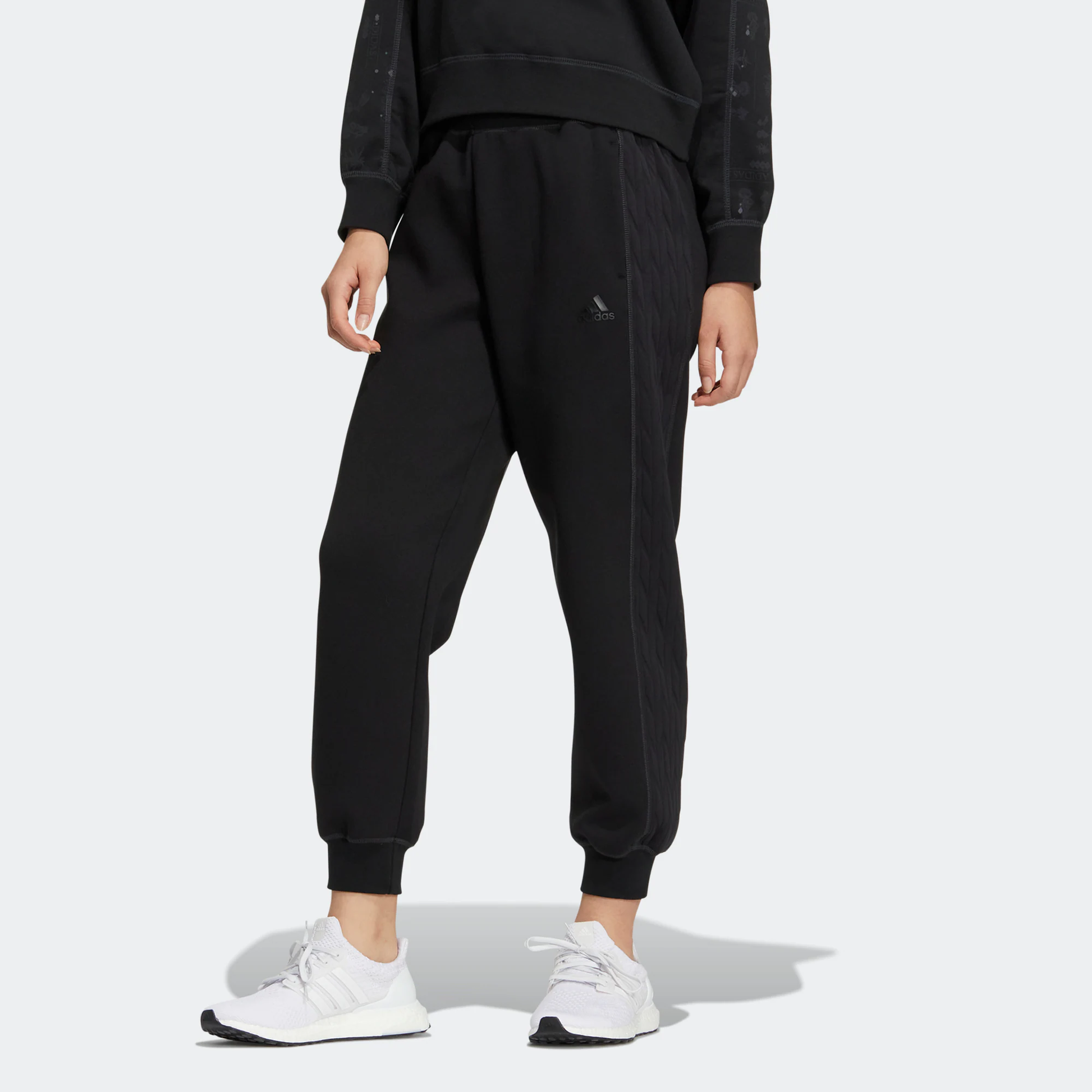 (WMNS) adidas Met Knitted Pants Asia Sizing 'Black' HM7115