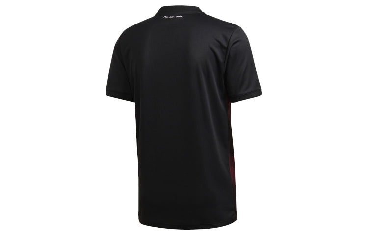adidas Soccer/Football Sports Jersey Short Sleeve Bayern Munich Away Fan Edition Couple Style Black FN1949