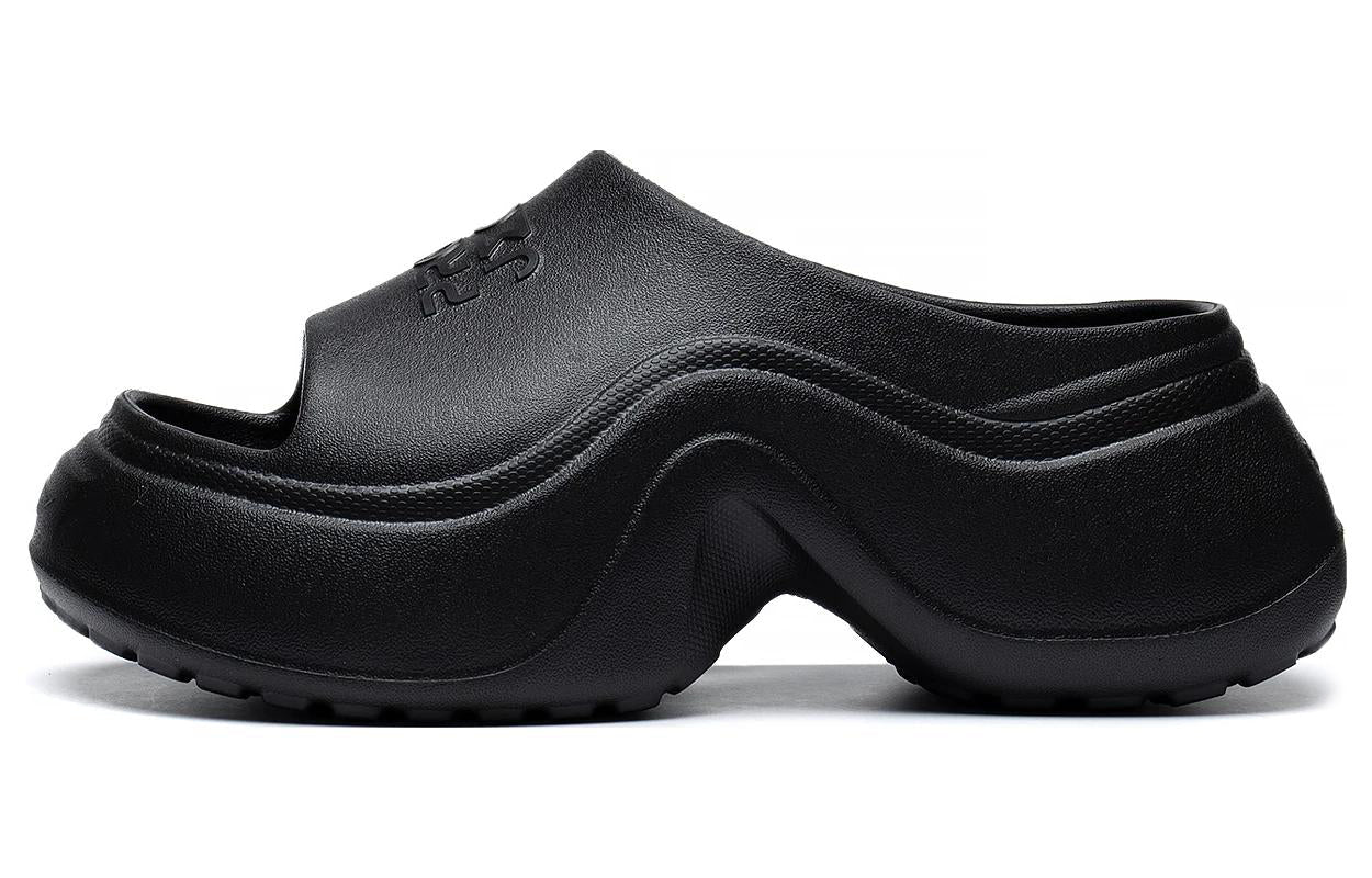 (WMNS) Li-Ning Project* Slide Stylish Slippers 'Black' AGAT016-3