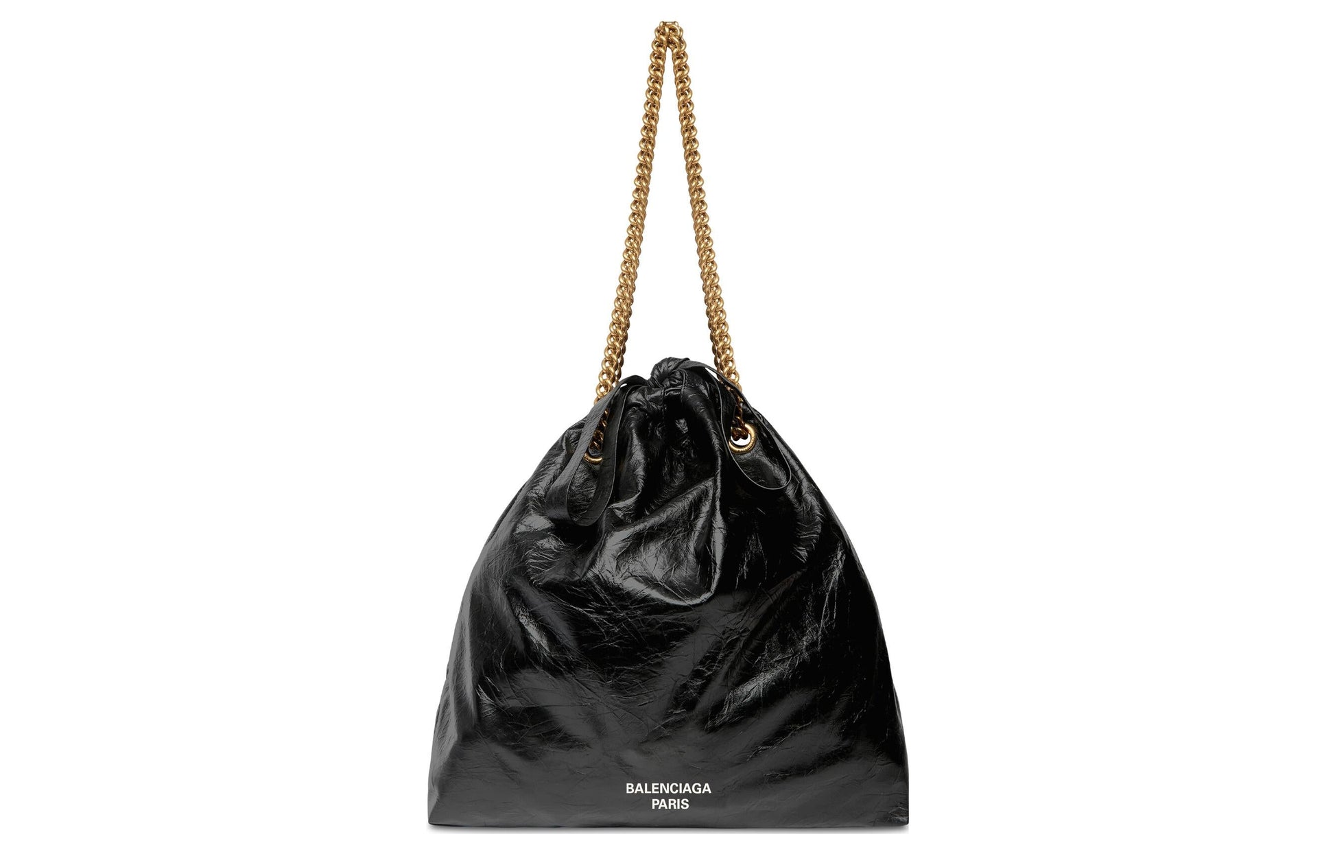 (WMNS) Balenciaga Crush Medium Tote Bag 'Black' 742941210IT1000