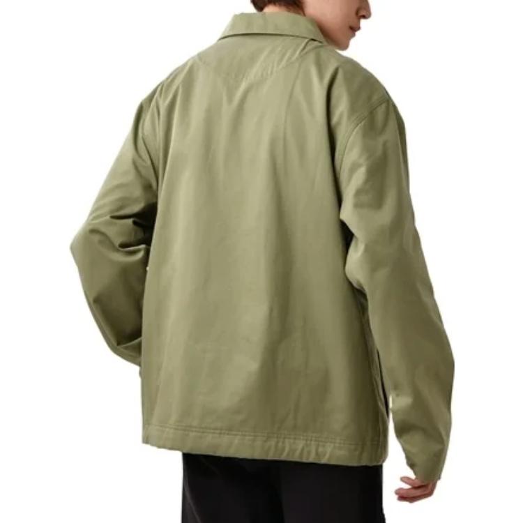 New Balance Athletics Nature State Coach Jacket Asia Sizing 'Olive Leaf' AMJ23552-OLF