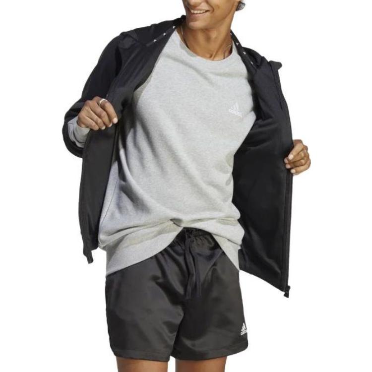 adidas Essentials French Terry 3-Stripes Sweatshirt 'Grey' IC9319