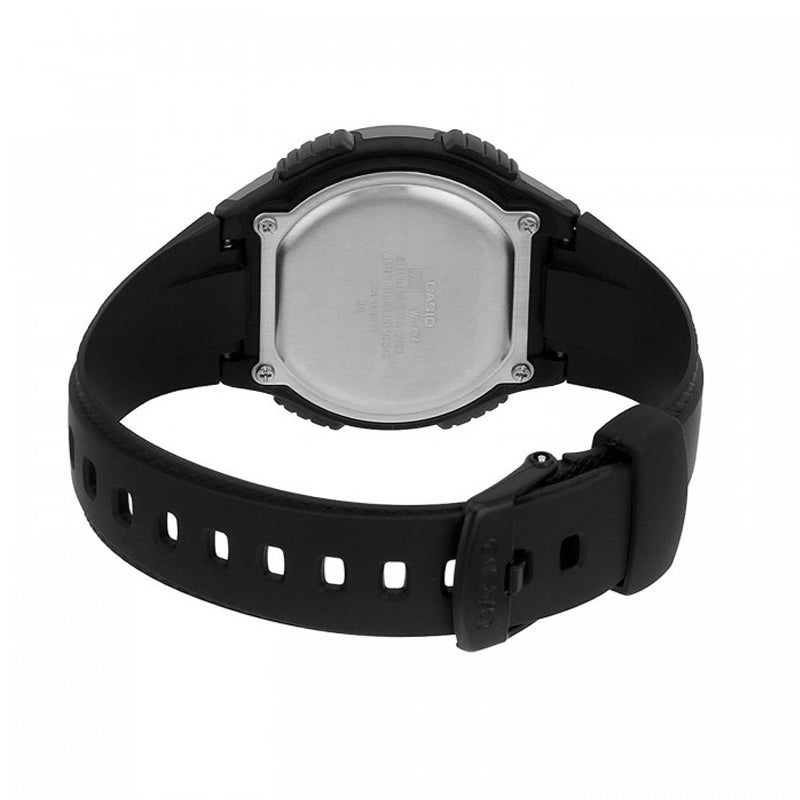 CASIO Waterproof Sports Shockproof Black Digital W-734-9A