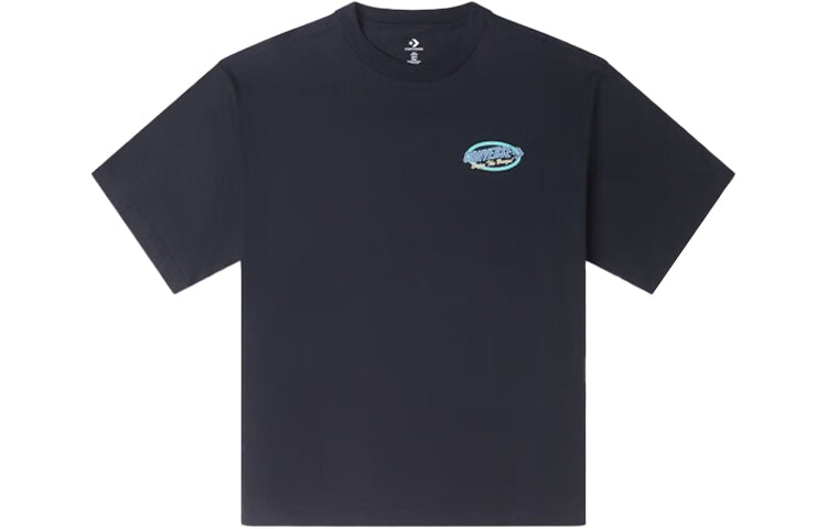 Converse Retro Sail Boat Graphic T-shirt Asia Sizing 'Black' 10025441-A01