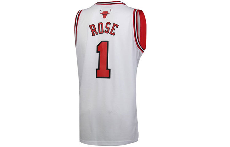 NBAadidas NBA Chicago Bulls 1 Basketball game Sports Vest White L71687