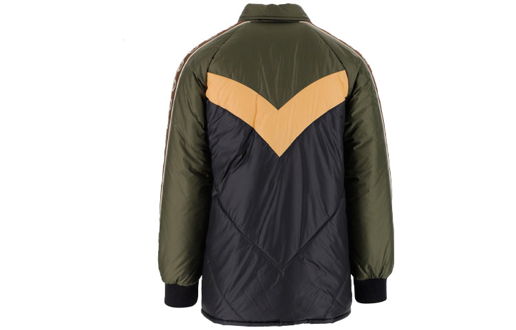Gucci 2020FW Side Sleeve GG Ribbon Zip Cotton Jacket For Men Green 624421-ZHA58-3175