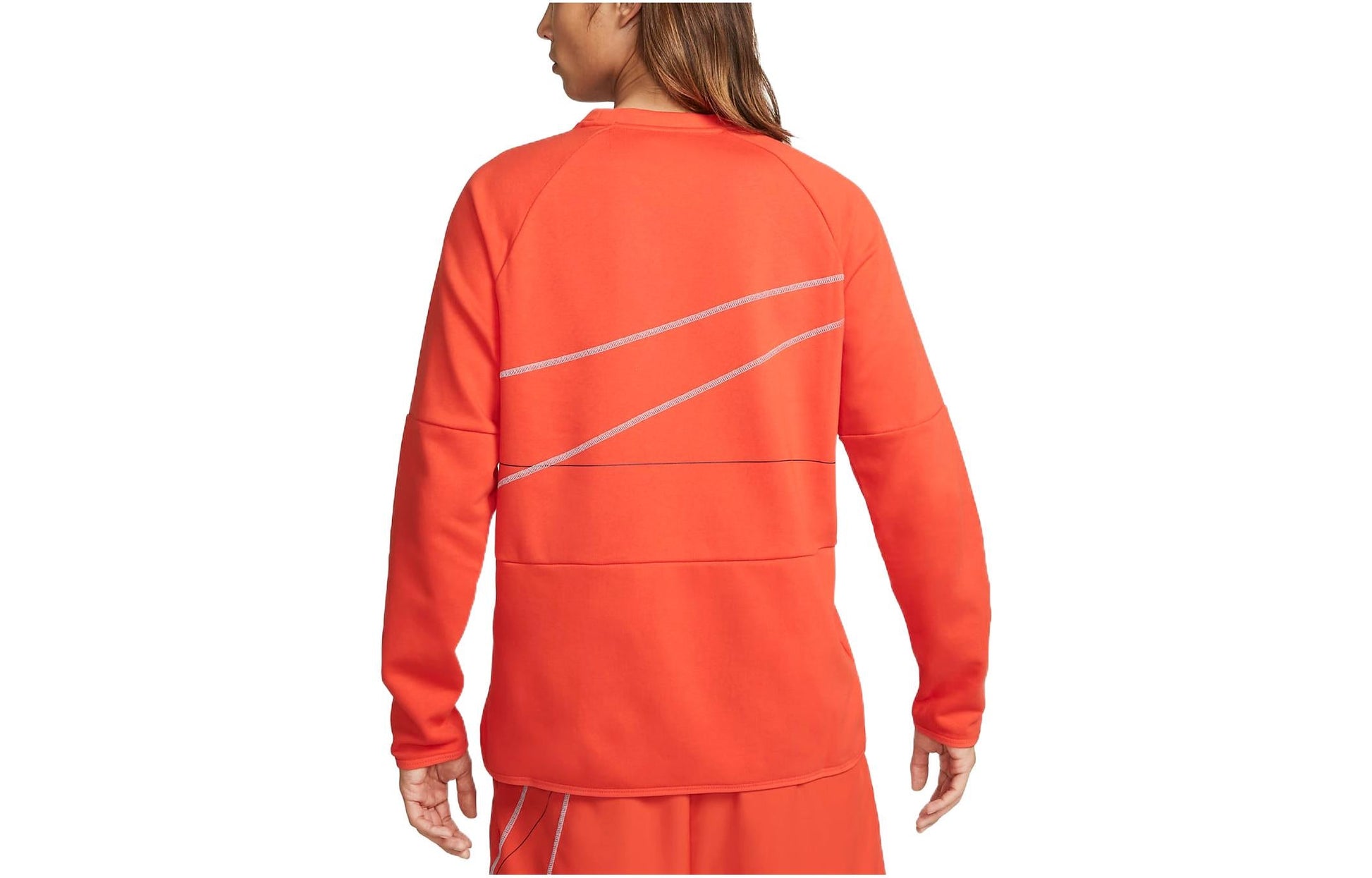 Nike Dri-FIT Long-Sleeve Fleece Fitness Top 'Bright orange' DQ6623-633