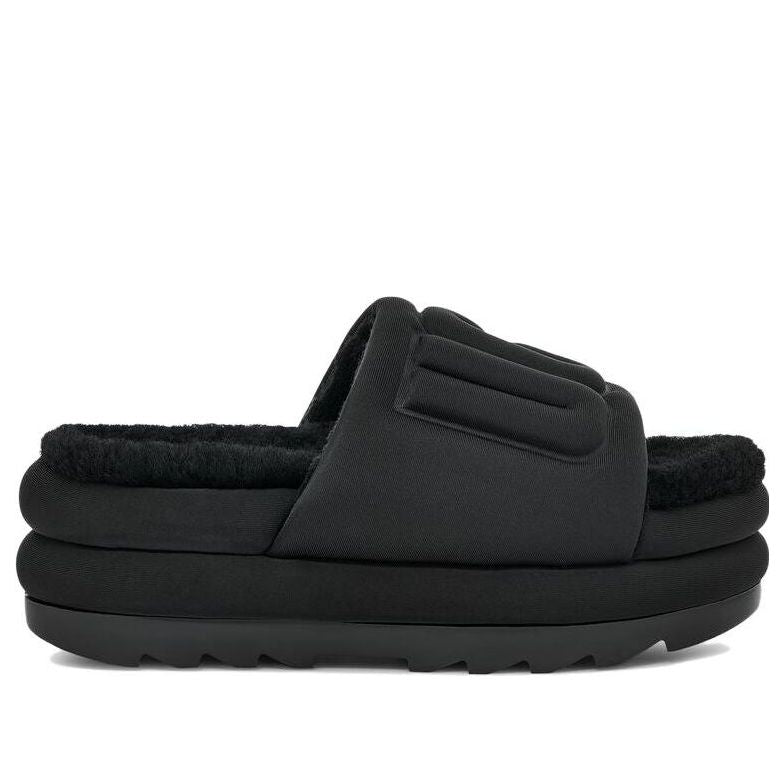 (WMNS) UGG Maxi Graphic Slide 'Black' 1131992-BBLC