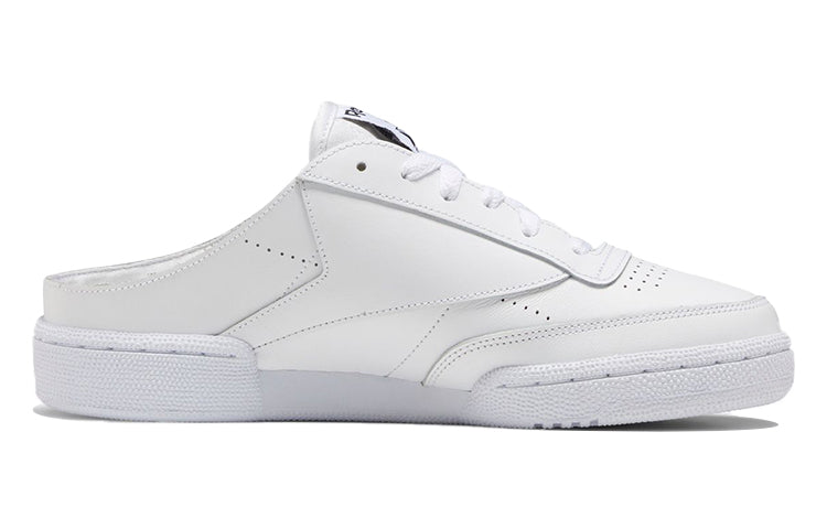 (WMNS) Reebok Club C 85 Mule Slip-On Shoes White FX4219