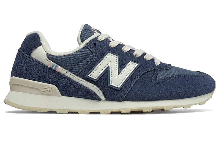(WMNS) New Balance 996 Series Sneakers Navy 'White Cream' WR996YA