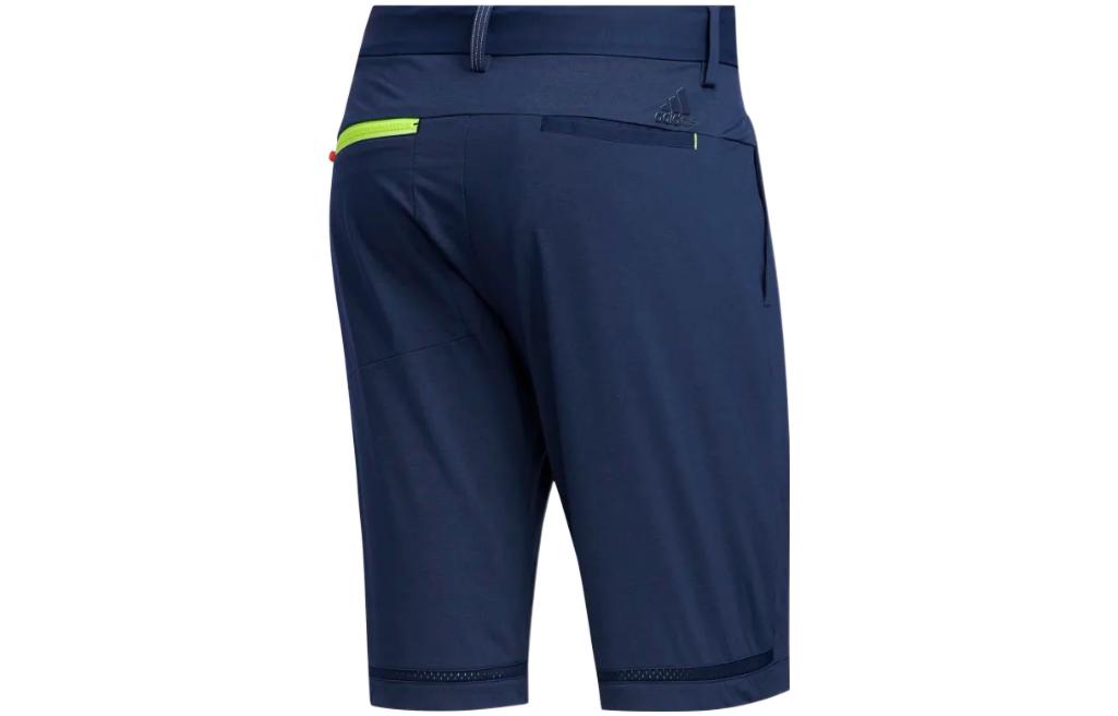 Men's adidas Solid Color Straight Button Shorts Blue FJ3815