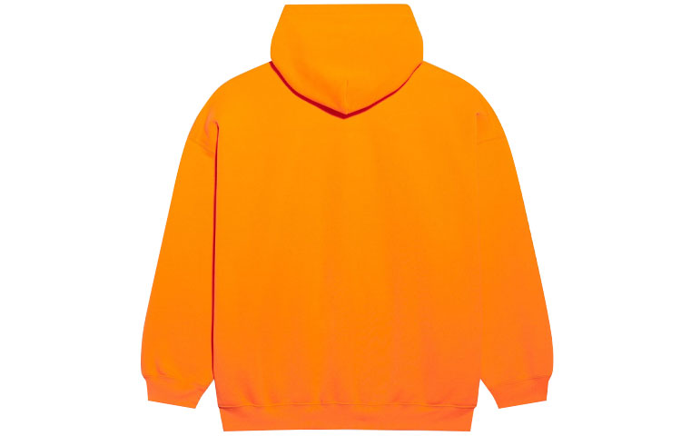 (WMNS) Balenciaga FW21 Alphabet Loose Hoodie Orange 651799TKVH67513