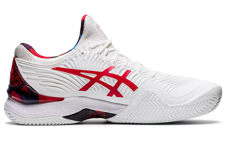 ASICS Court FF Novak Clay L.E. 'White Red' 1041A210-110