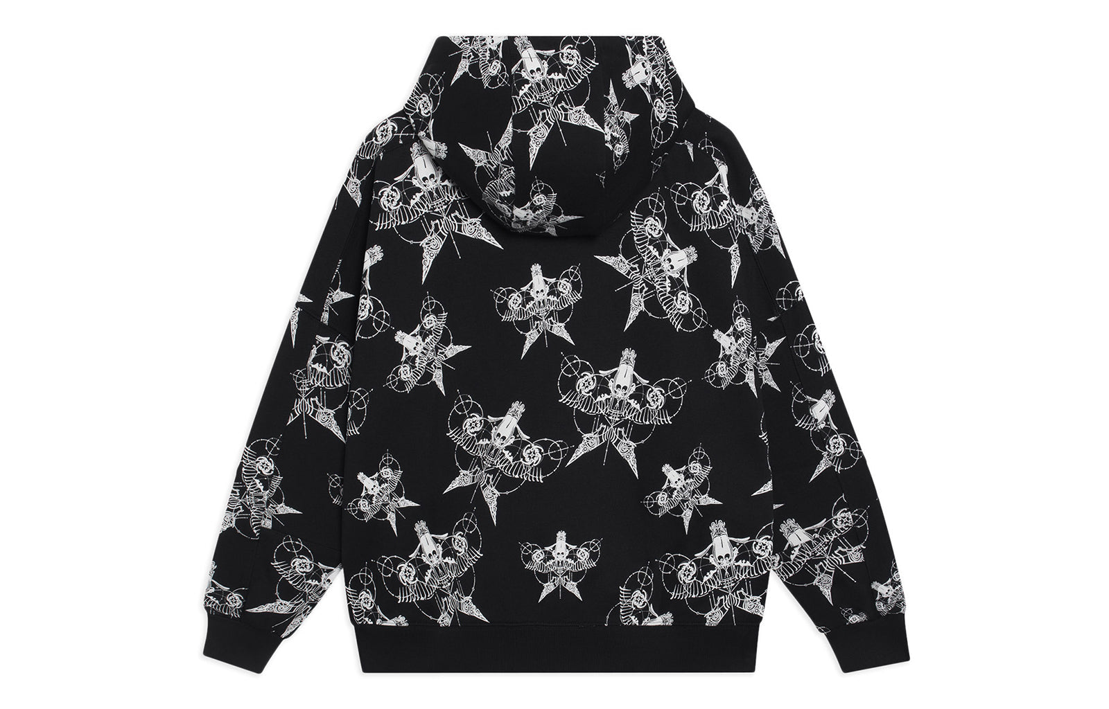 (WMNS) Li-Ning Counterflow All-Over Print Hooded Jacket 'Black' AWDSI88-1