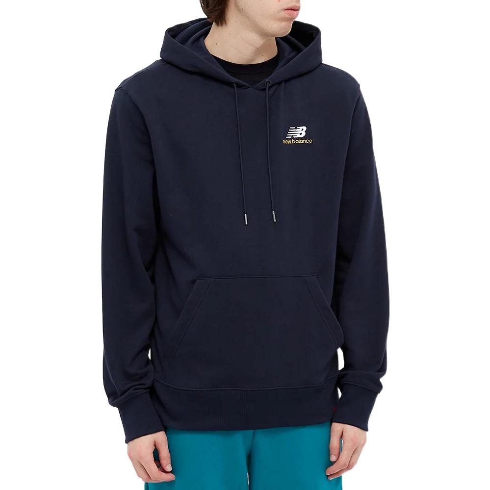 New Balance Essentials Embroidered Hoodie Asia Sizing 'Eclipse' MT11550-ECL
