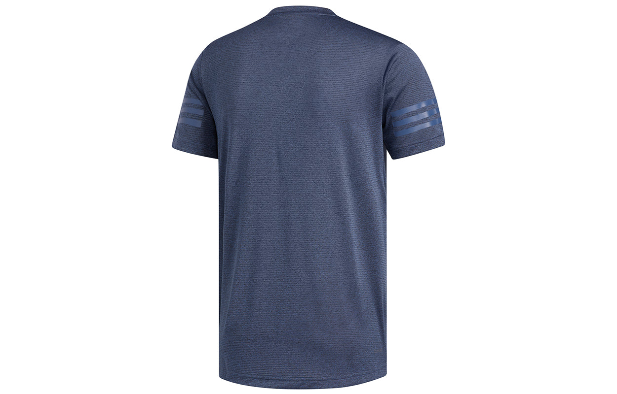 adidas Freelift Cc Training Sports Quick Dry Short Sleeve Blue Gray EC1101