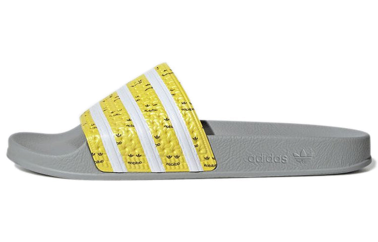 adidas Adilette 'Grey Bright Yellow Grey' GY1336