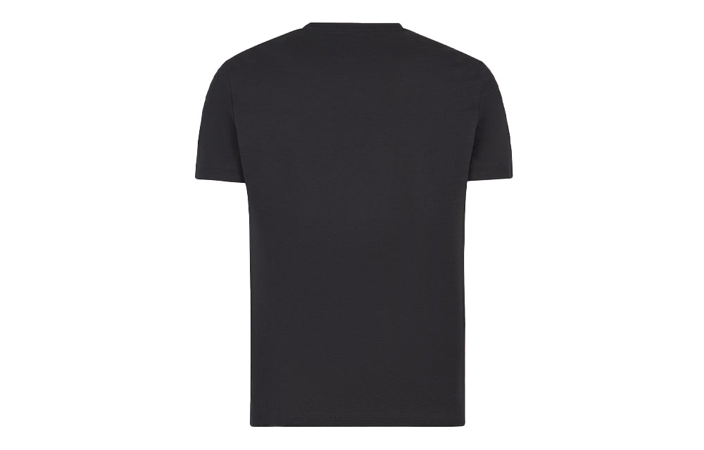 Men's FENDI F Alphabet Short Sleeve Black FAF532AD3CF0GME