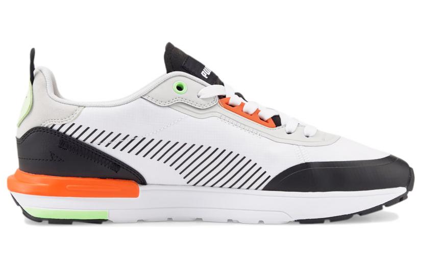PUMA R22 Low Top White Black Orange 383057-04
