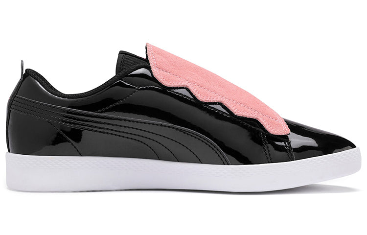 (WMNS) PUMA Smash Bff Trainers Black/Pink 370323-04