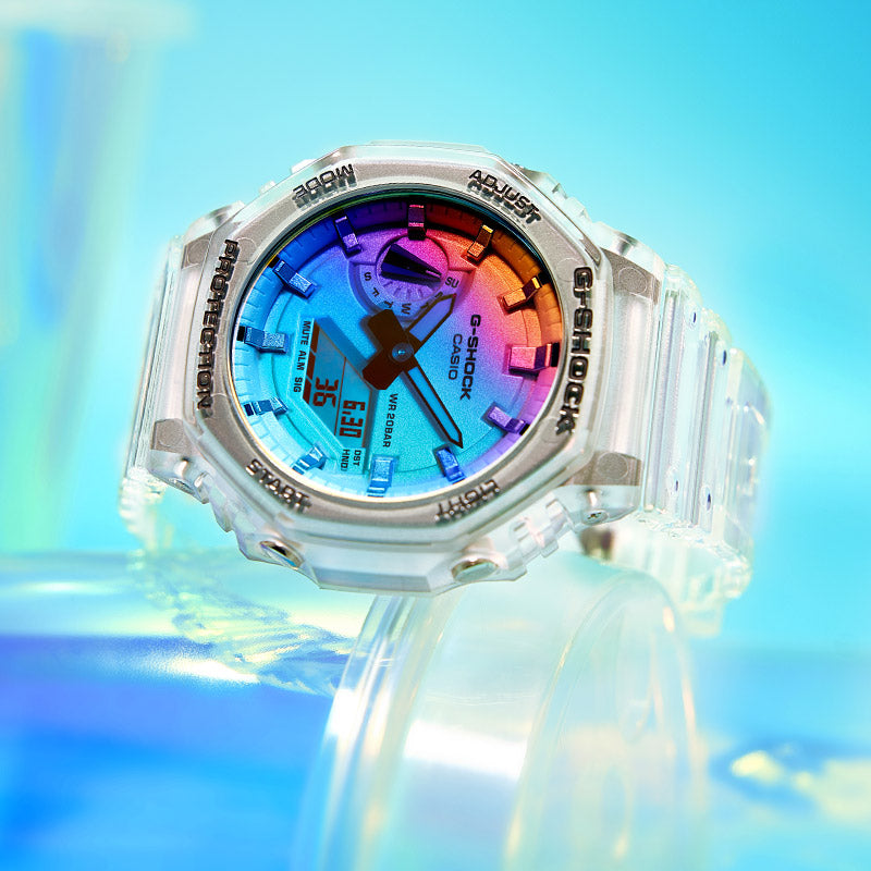 CASIO G-Shock Analog-Digital 'White' GA-2100SRS-7APR
