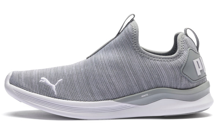 (WMNS) PUMA Ignite Flash Slip Low Top Running Shoes Grey 192271-01