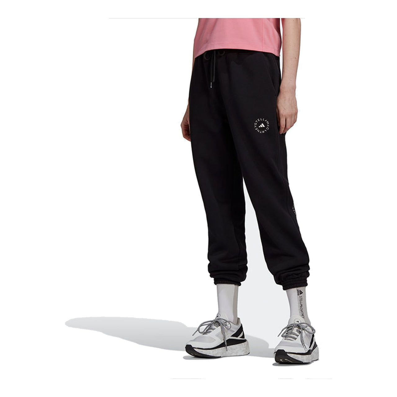 (WMNS) adidas by Stella McCartney Agent of Kindness Loose Fit Sweat Pants Asia Sizing 'Black' HD9055