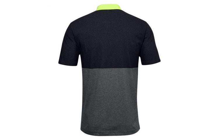 Under Armour Range Unlimited Hazard Polo Shirt 'Black Grey' 1359329-001
