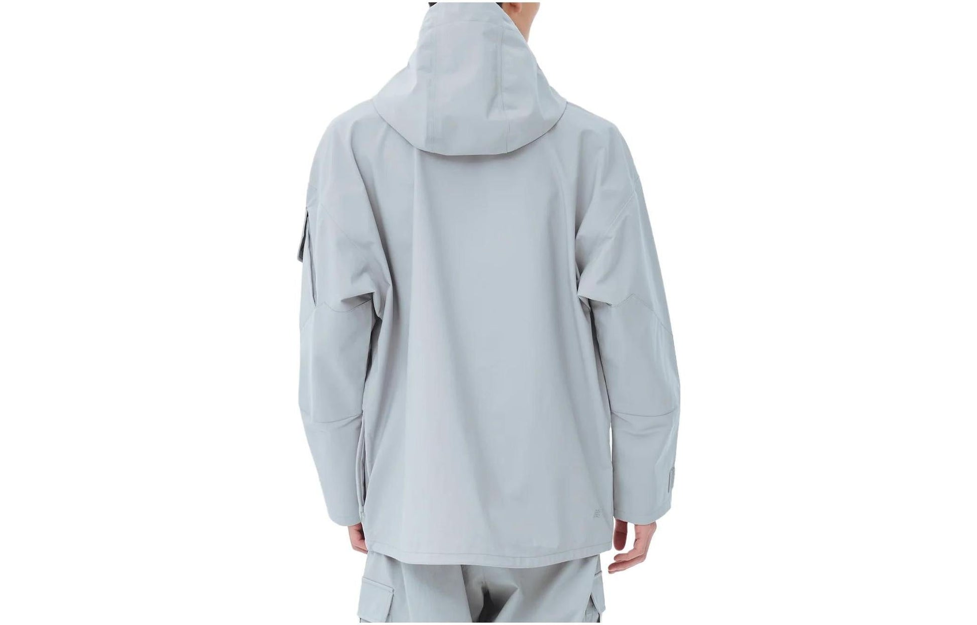 New Balance MET24 Military Shell Parka Asia Sizing 'Aluminum Grey' AMJ35002-ALE