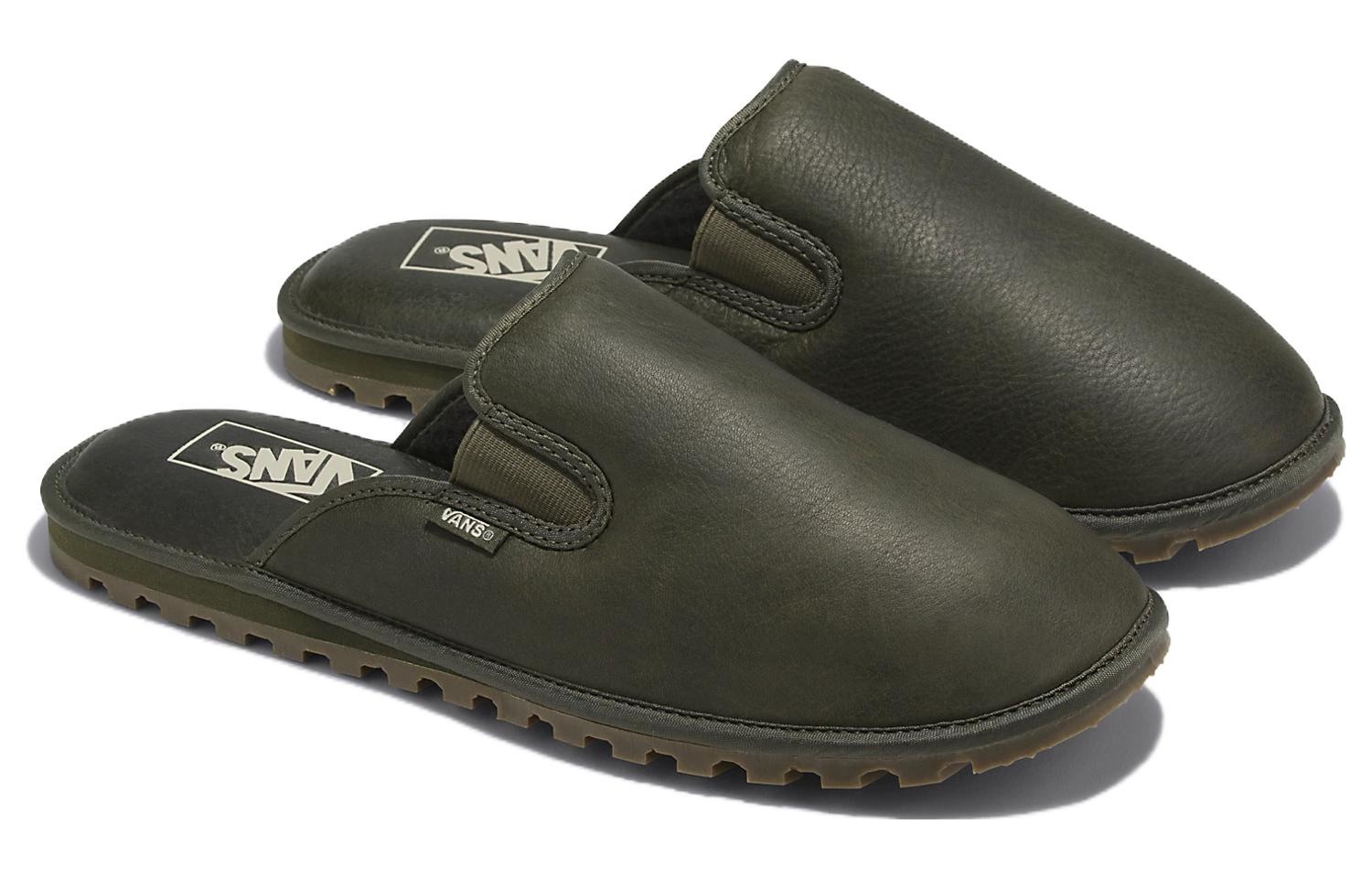 Vans Mountain Mule Vansguard Leather Shoes 'Green' VN000BWHOLV