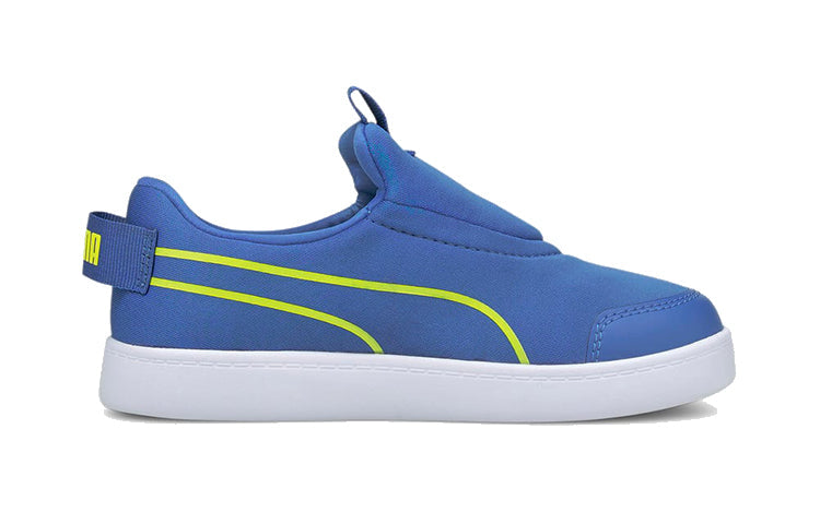 PUMA Courtflex V2 Slip On Kids' Blue 374858-02