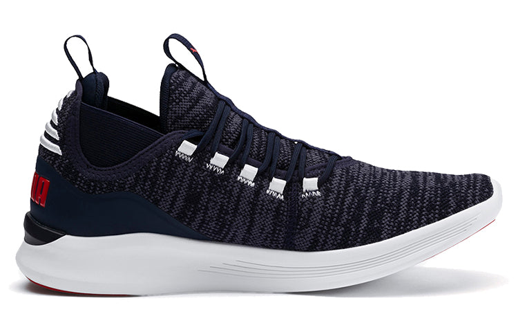 PUMA Ignite Flash Daunt Low Top Running Shoes Blue/White 191672-09