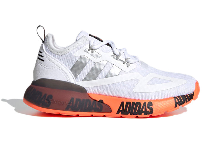 (PS) adidas originals ZX 2K Shoes White/Orange FY2639