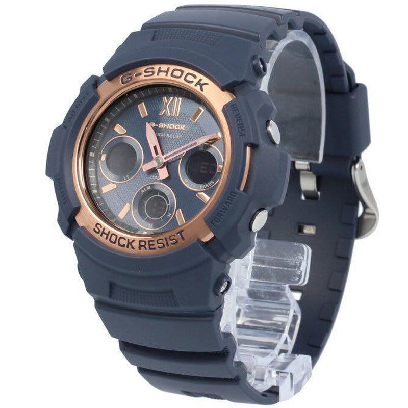 CASIO G-Shock Analog-Digital 'Blue' AWG-M100SNR-2A