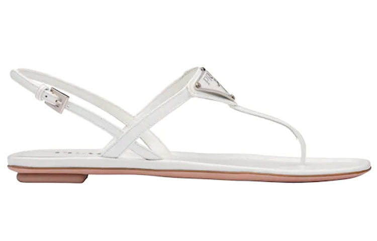 (WMNS) PRADA Cross Strap Sandals 'White' 1Y032M_069_F0009_F_005