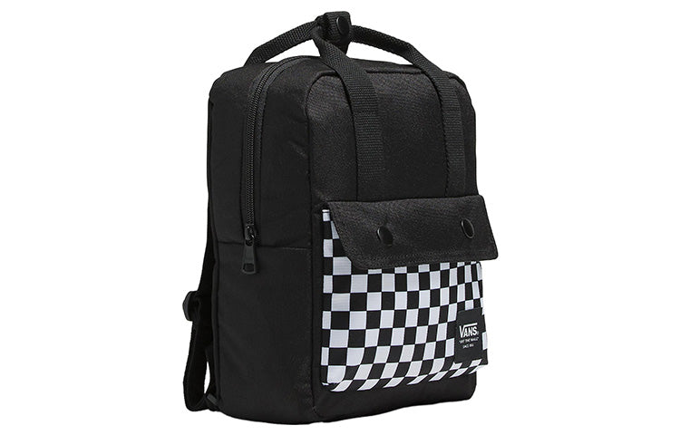 (WMNS) Vans Boxer Mini Checkerboard Backpack 'Black' VN0A7YT1Y28
