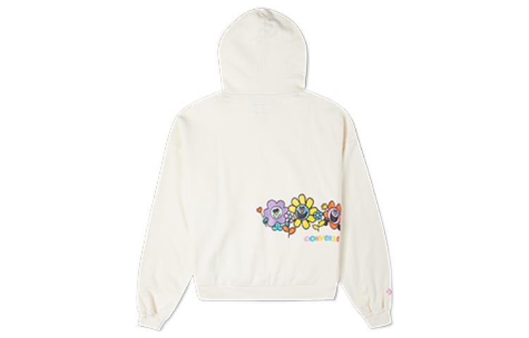 (WMNS) Converse Crafted Fashion Graphic Hoodie Asia Sizing 'White' 10024178-A02