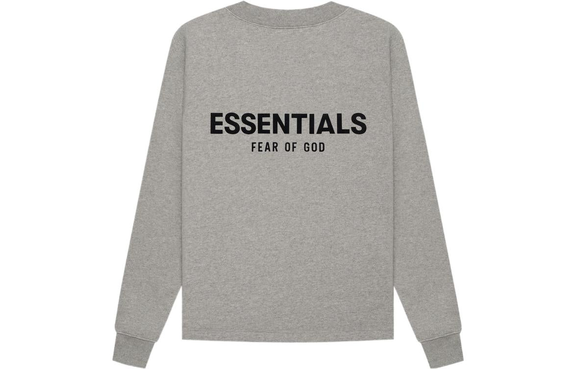 Fear of God Essentials FW22 Core Relaxed Crewneck Dark Oatmeal FOG-FW22-286