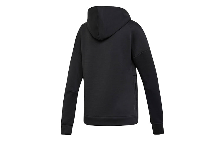 (WMNS) adidas Logo Printing Sports Windblocker Jacket Black EJ8748