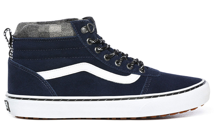 Vans Ward Hi Casual Skateboarding Shoes Navy Blue VN0A3JET15M