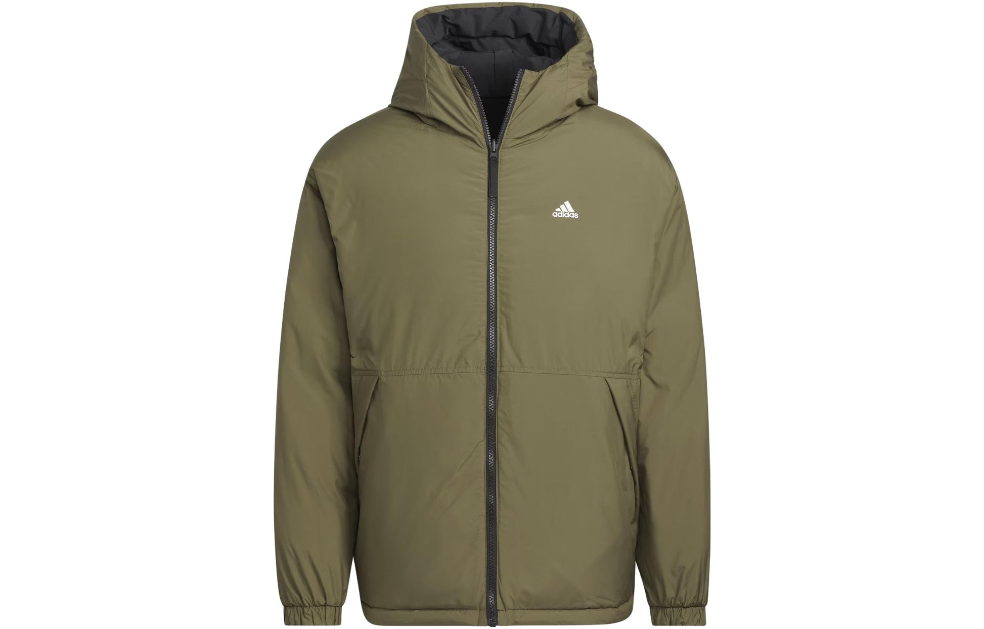 adidas Reversible Down Jacket 'Black Green' IV7569