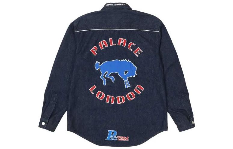 Palace FW22 Rodeo Shirt 'Navy' P23SHT067