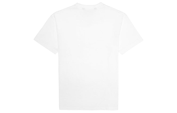 PALM ANGELS Pin My Heart Tee Chest Love logo Short Sleeve White PMAA001F194130040188