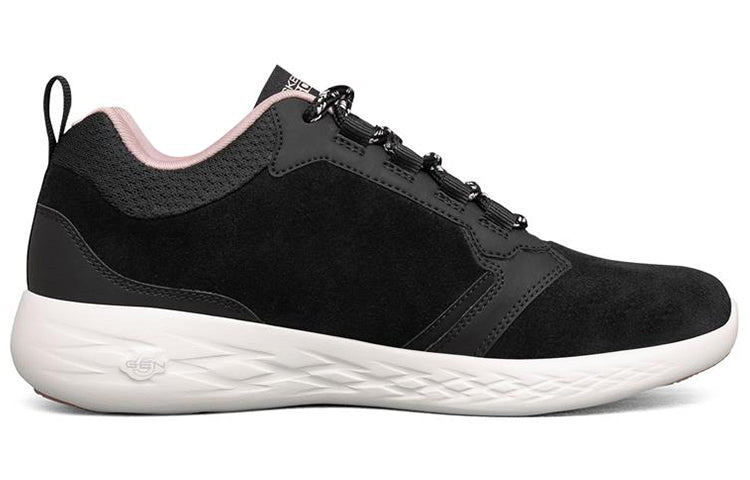 (WMNS) Skechers Go 600 Low-Top Black/Pink 667030-BKPK