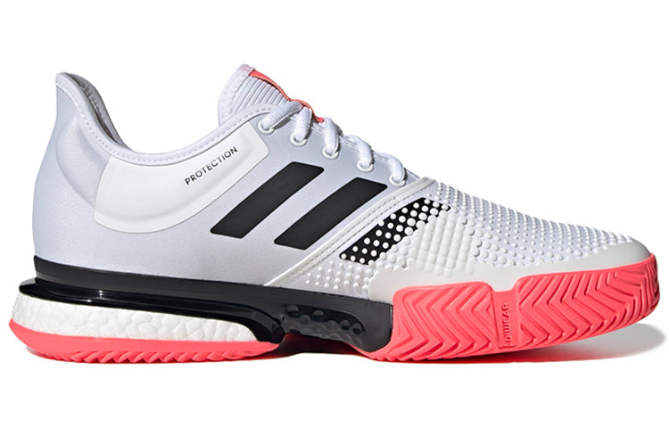 adidas SoleCourt 'White Signal Pink' FU8114